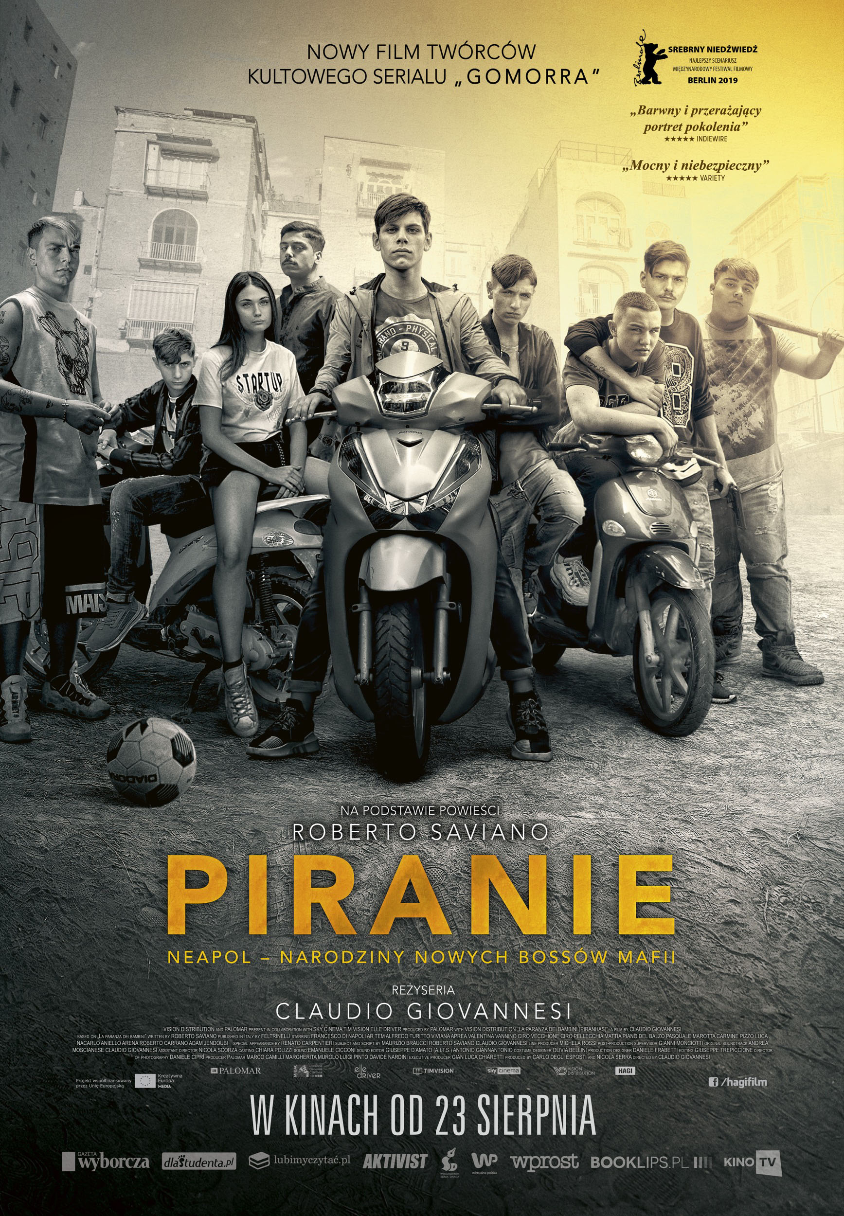 Polski plakat filmu 'Piranie'