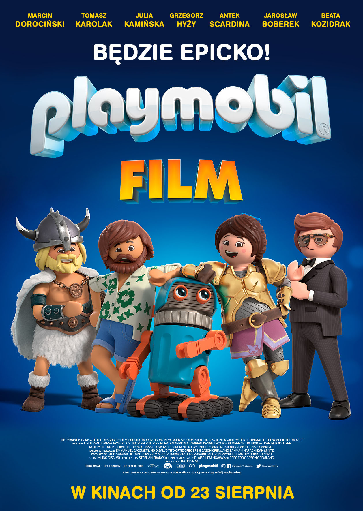 Polski plakat filmu 'Playmobil. Film'