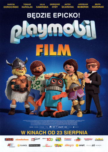 Przód ulotki filmu 'Playmobil. Film'