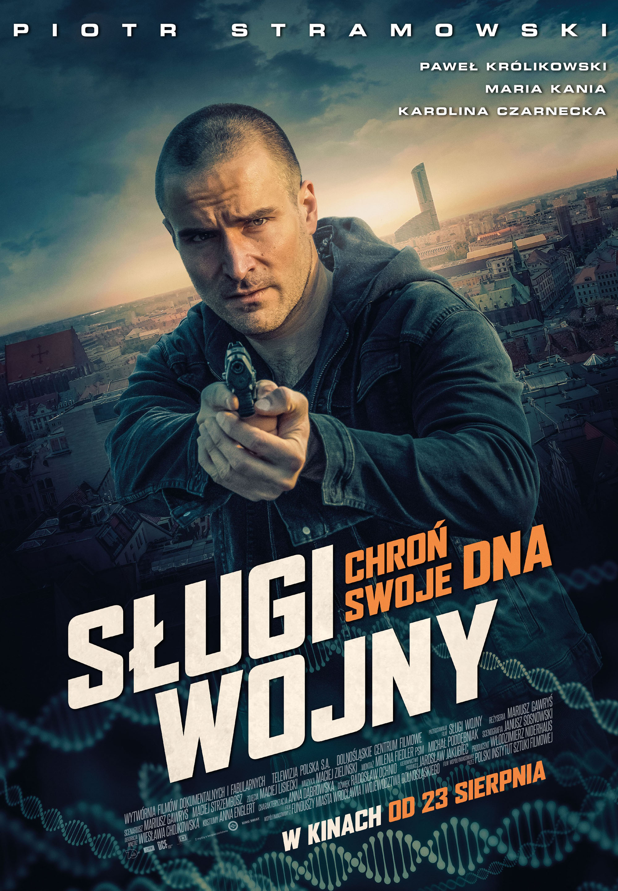 Polski plakat filmu 'Sługi wojny'