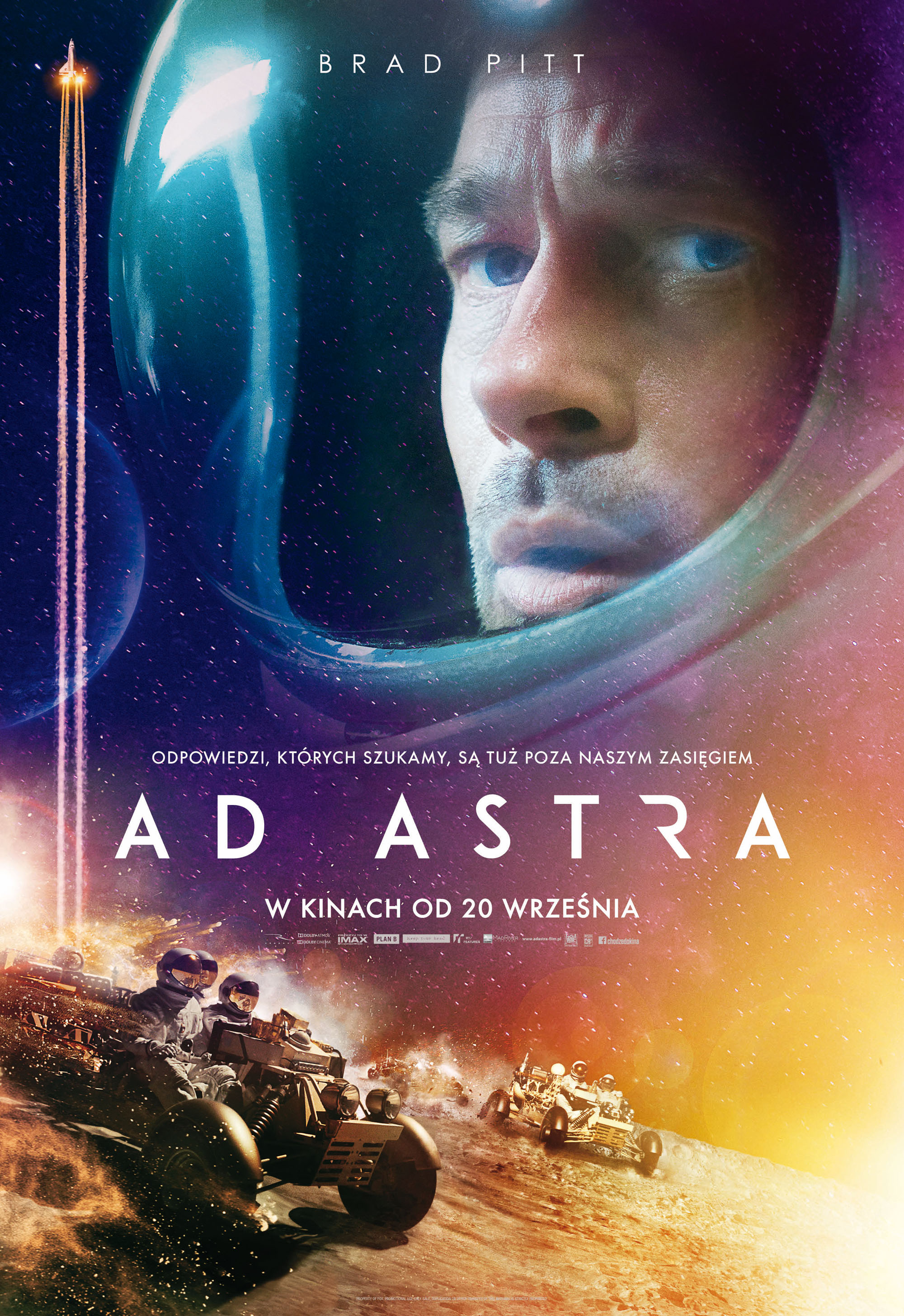 Polski plakat filmu 'Ad Astra'