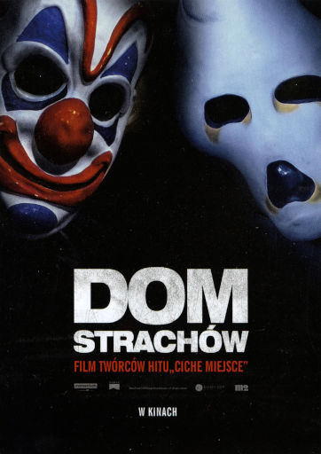 Przód ulotki filmu 'Dom strachów'
