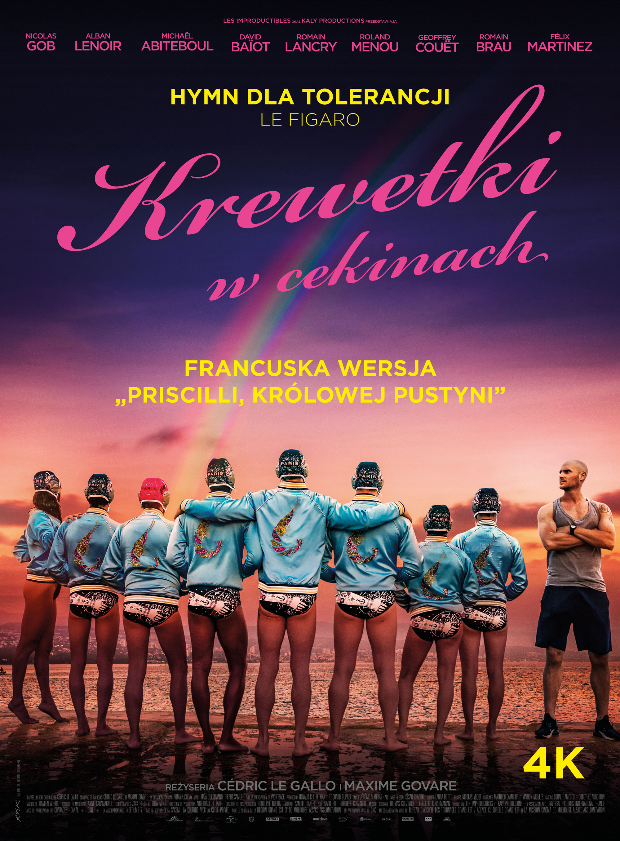 Polski plakat filmu 'Krewetki w cekinach'