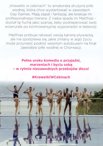 Tył ulotki filmu 'Krewetki w cekinach'