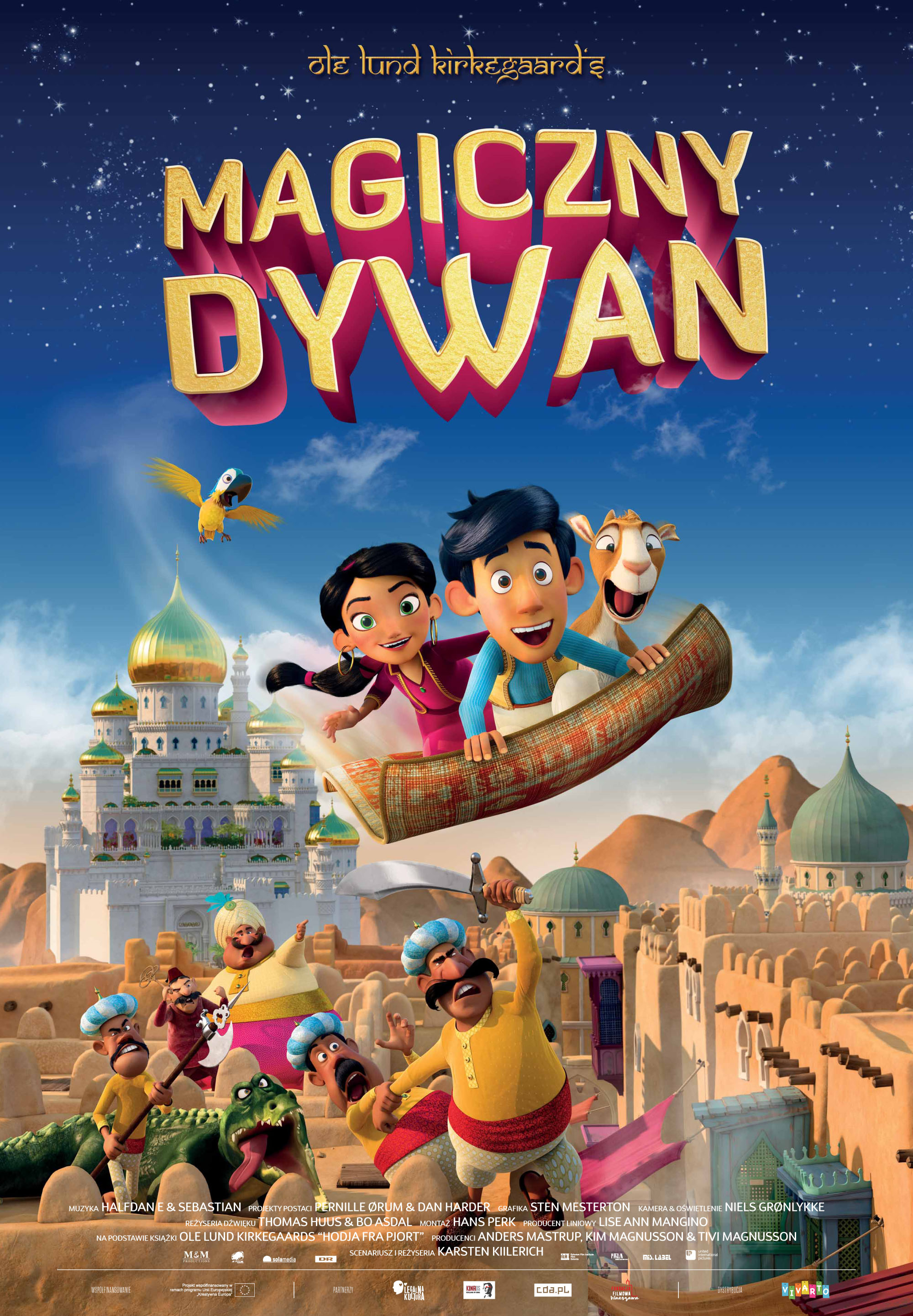 Polski plakat filmu 'Magiczny dywan'