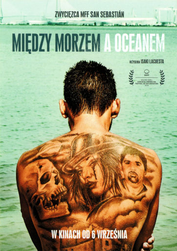 Przód ulotki filmu 'Między morzem a oceanem'