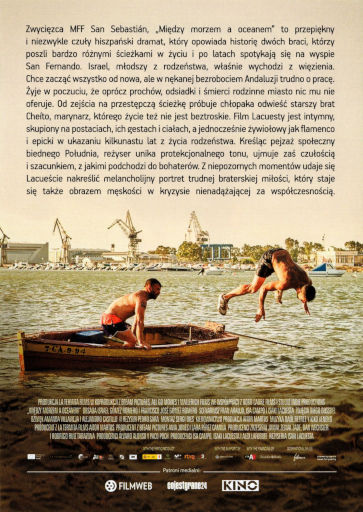 Tył ulotki filmu 'Między morzem a oceanem'