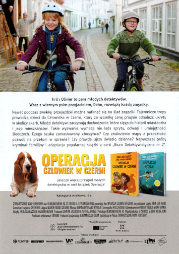 Tył ulotki filmu 'Operacja Człowiek w czerni'