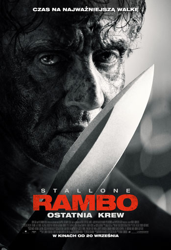 Polski plakat filmu 'Rambo: Ostatnia krew'