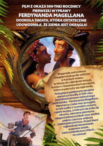 Tył ulotki filmu 'Wyprawa Magellana'