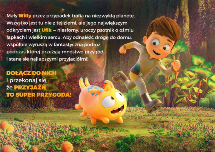 Tył ulotki filmu 'Mój przyjaciel Ufik'