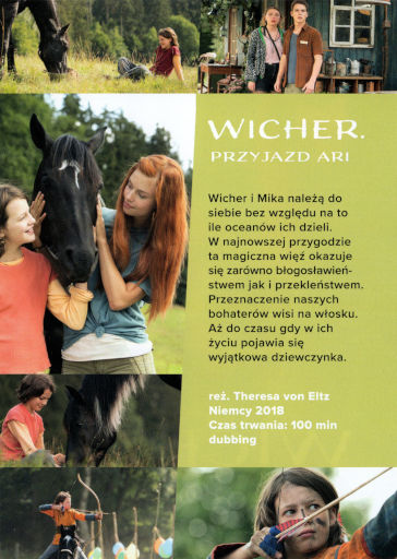 Tył ulotki filmu 'Wicher: Przyjazd Ari'