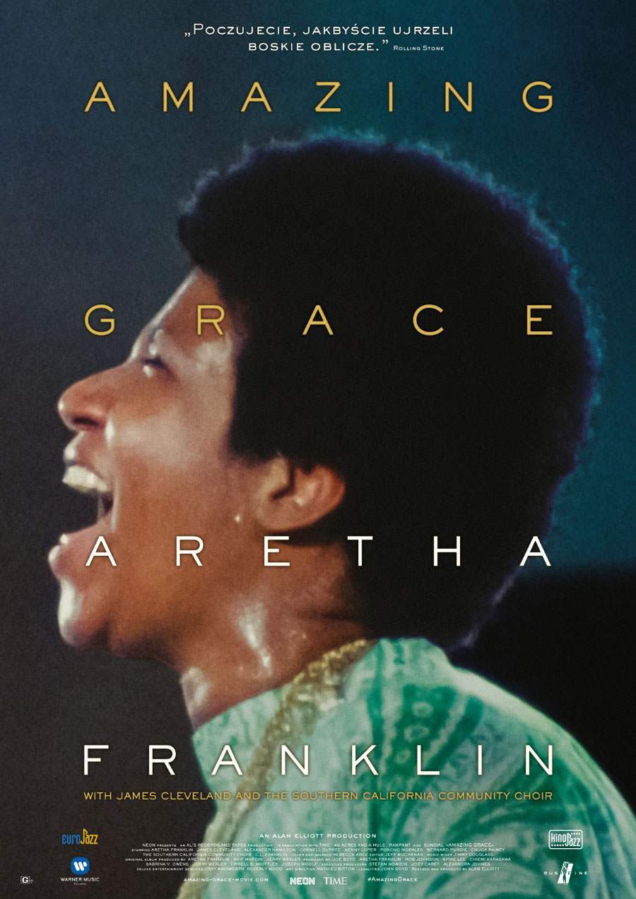 Polski plakat filmu 'Amazing Grace: Aretha Franklin'