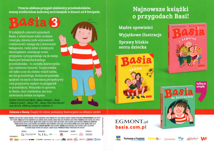 Tył ulotki filmu 'Basia 3'