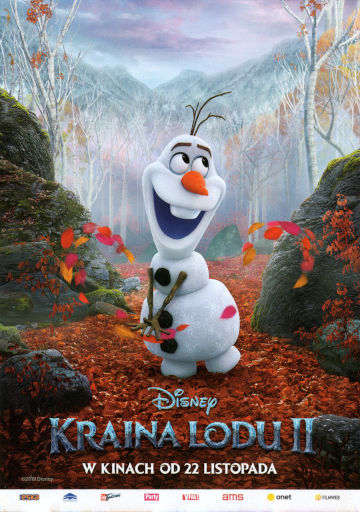 Przód ulotki filmu 'Kraina lodu II'