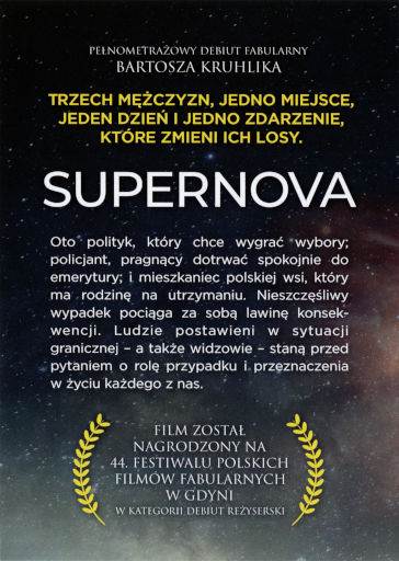 Tył ulotki filmu 'Supernova'