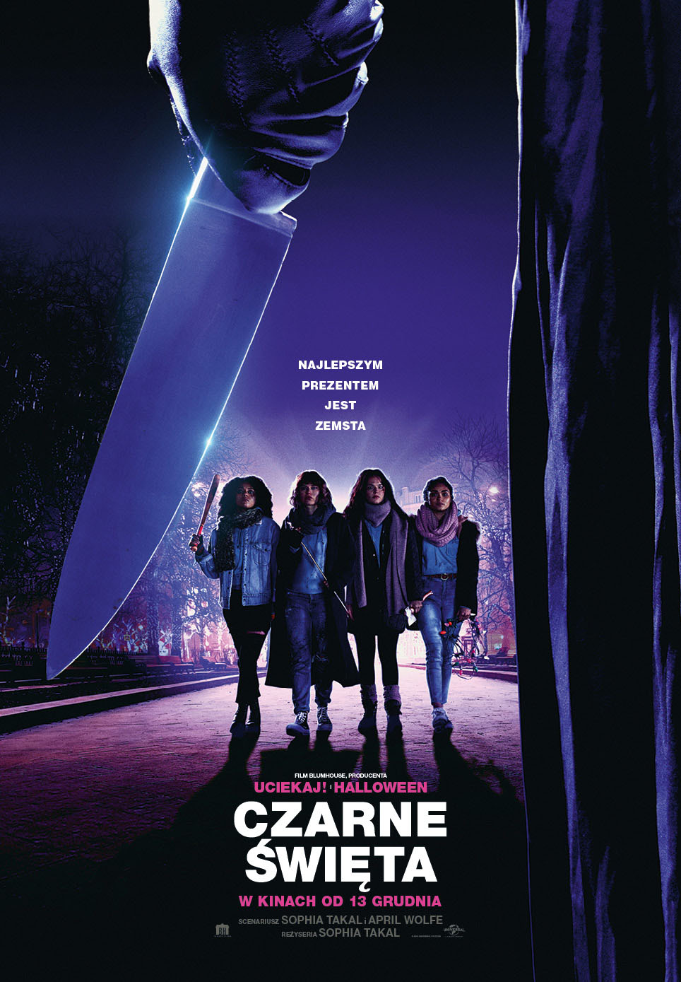Polski plakat filmu 'Czarne święta'
