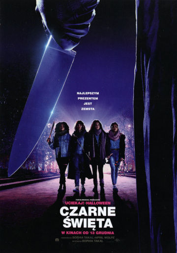 Przód ulotki filmu 'Czarne święta'