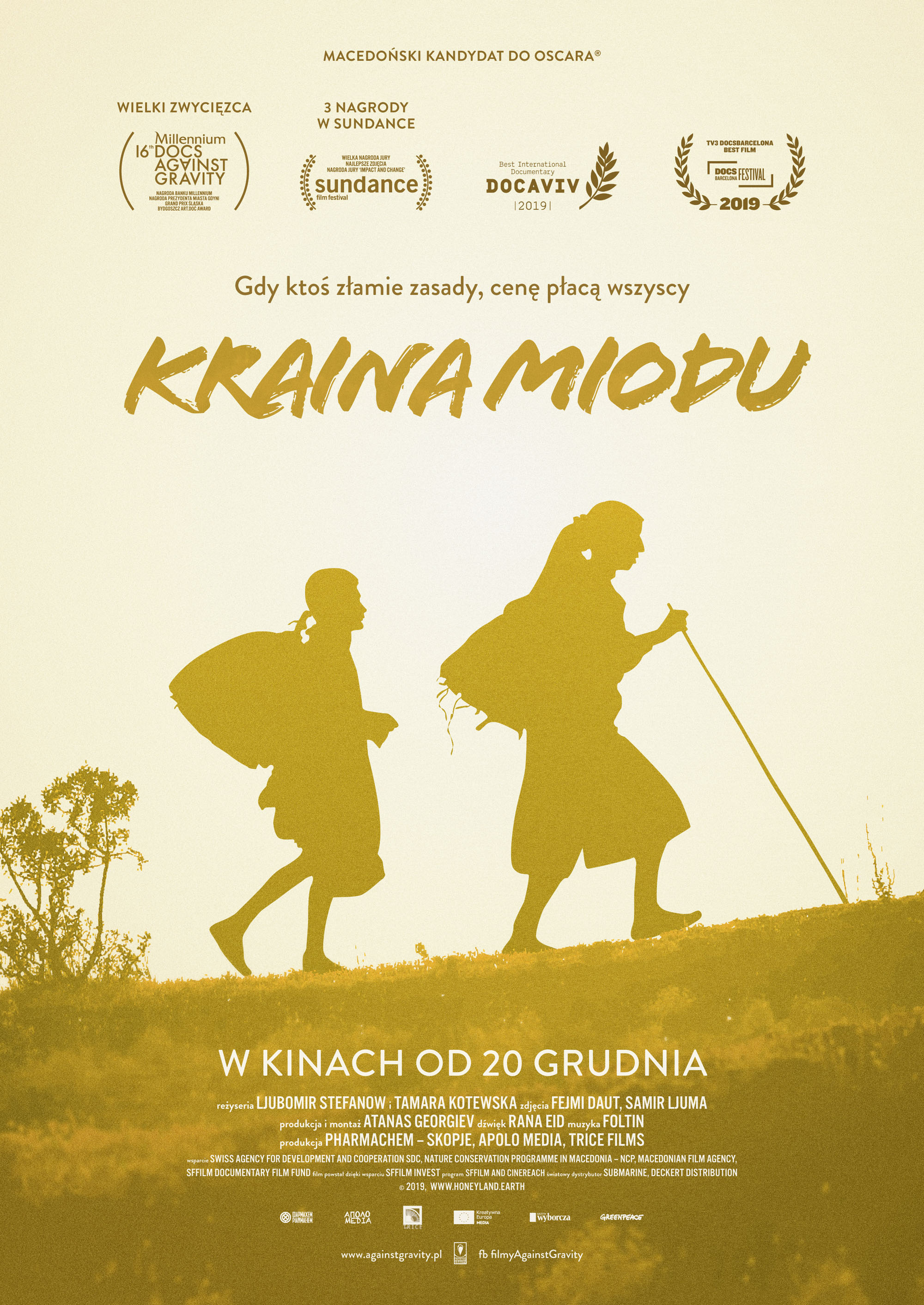 Polski plakat filmu 'Kraina miodu'