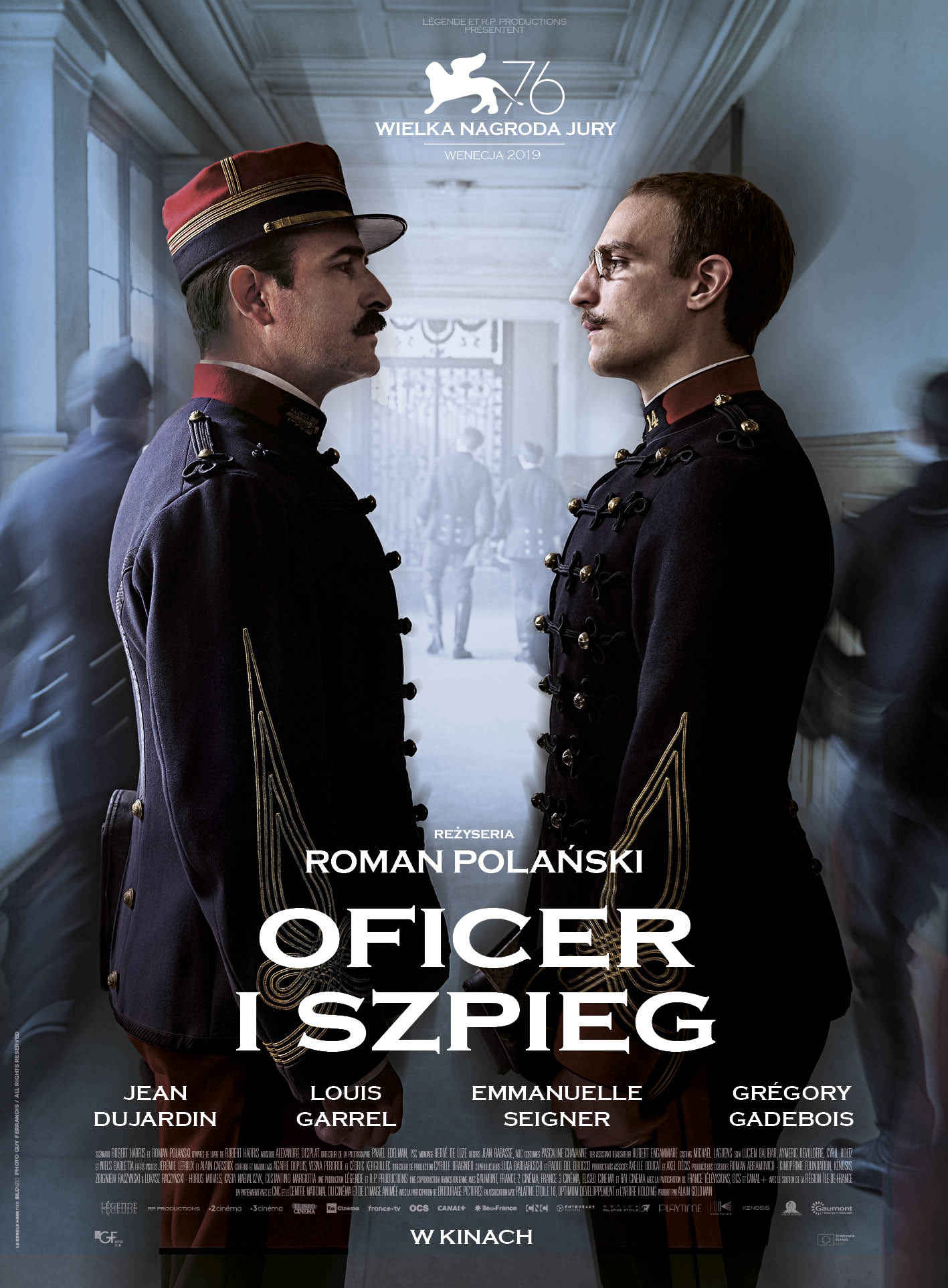 Polski plakat filmu 'Oficer i szpieg'