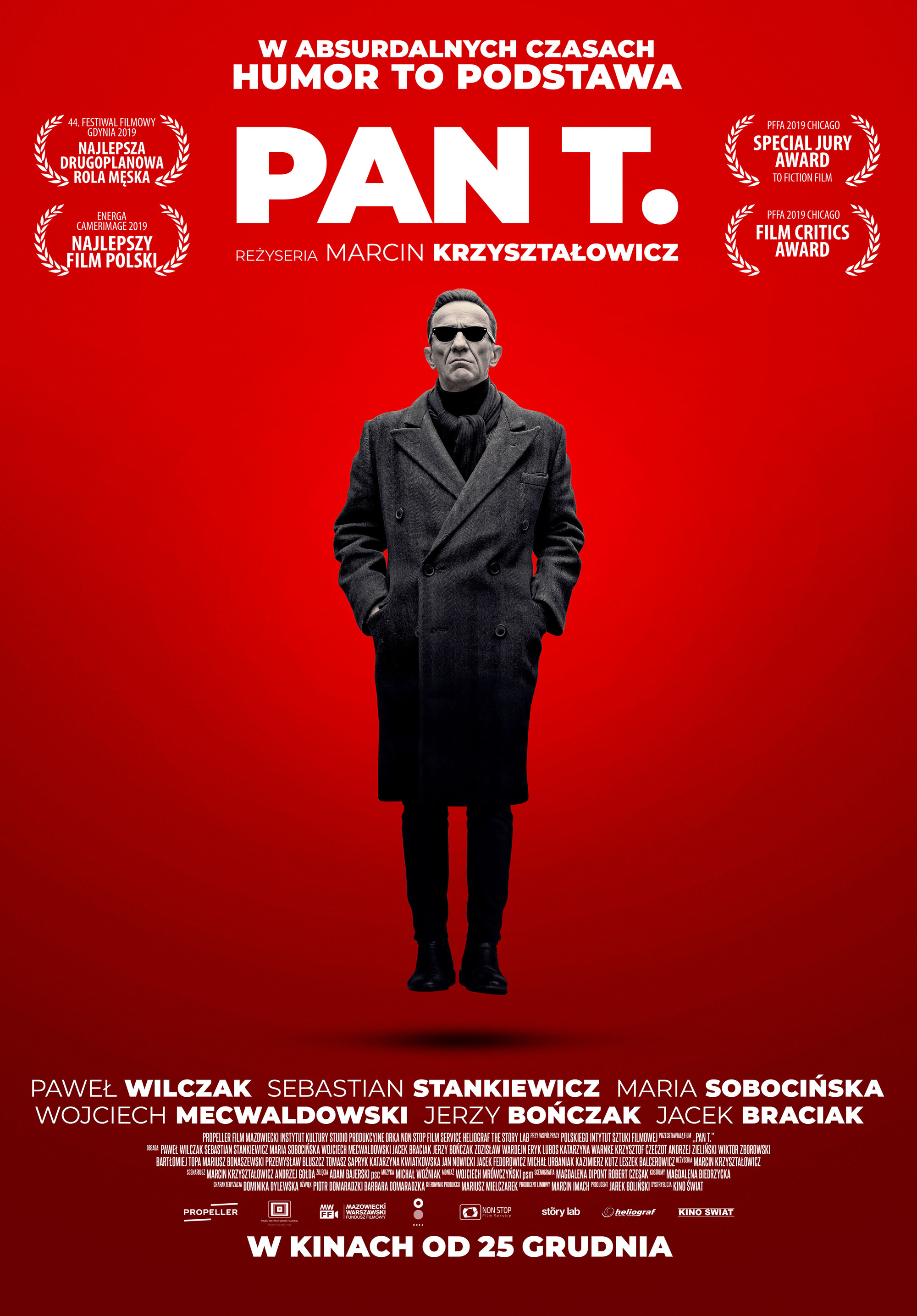 Polski plakat filmu 'Pan T.'
