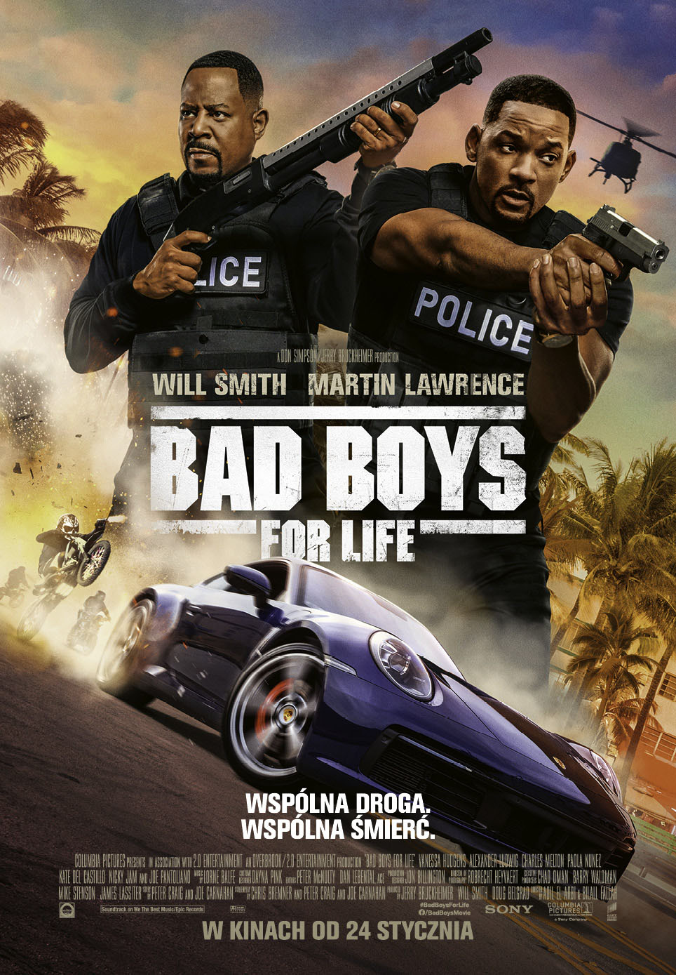 Polski plakat filmu 'Bad Boys for Life'