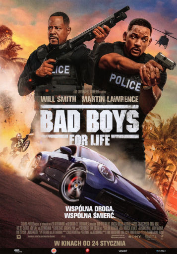 Przód ulotki filmu 'Bad Boys for Life'