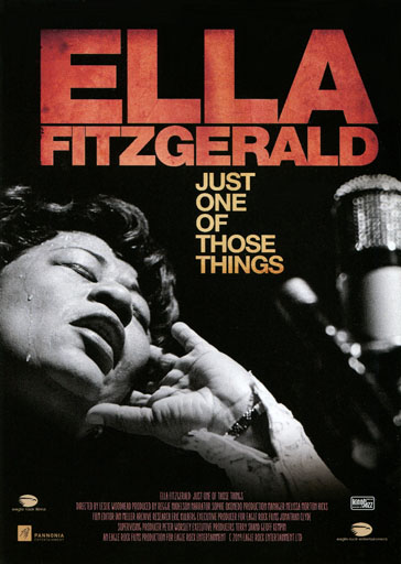 Przód ulotki filmu 'Ella Fitzgerald: Just One of Those Things'