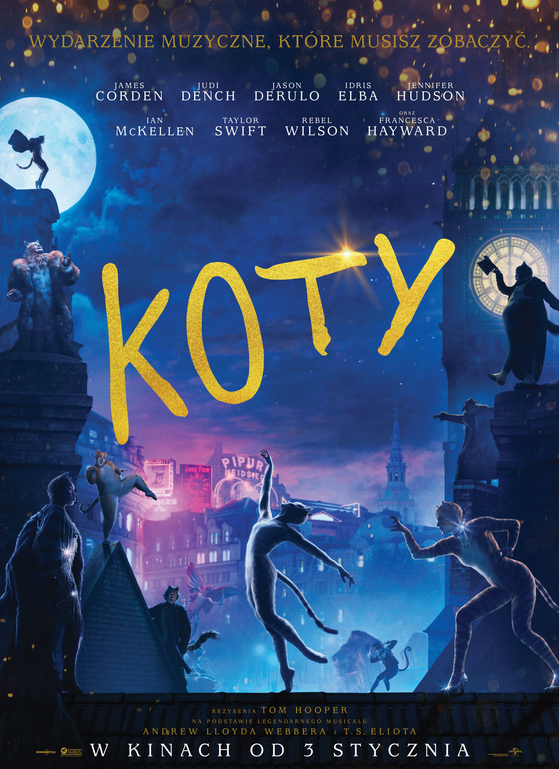 Polski plakat filmu 'Koty'