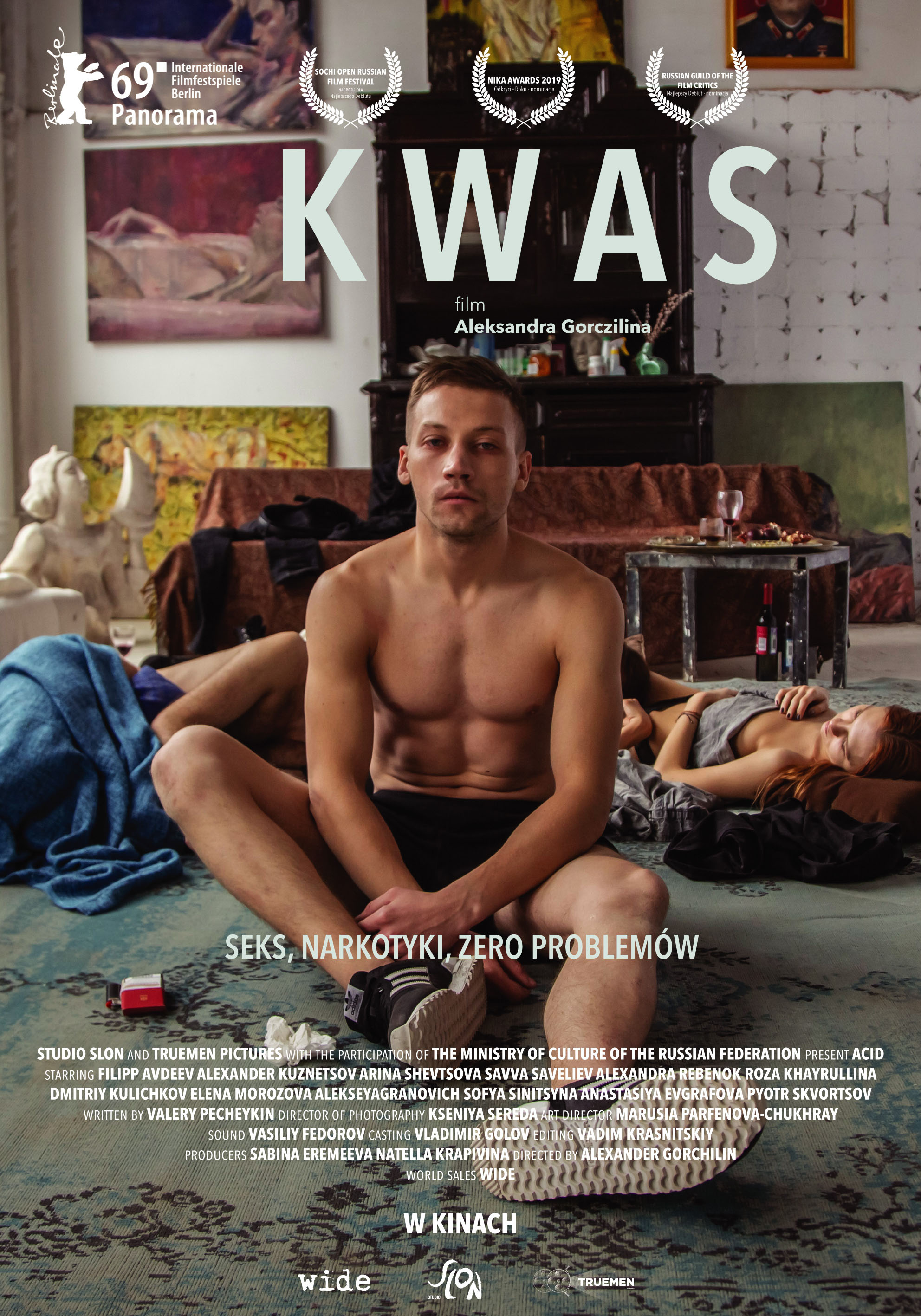 Polski plakat filmu 'Kwas'