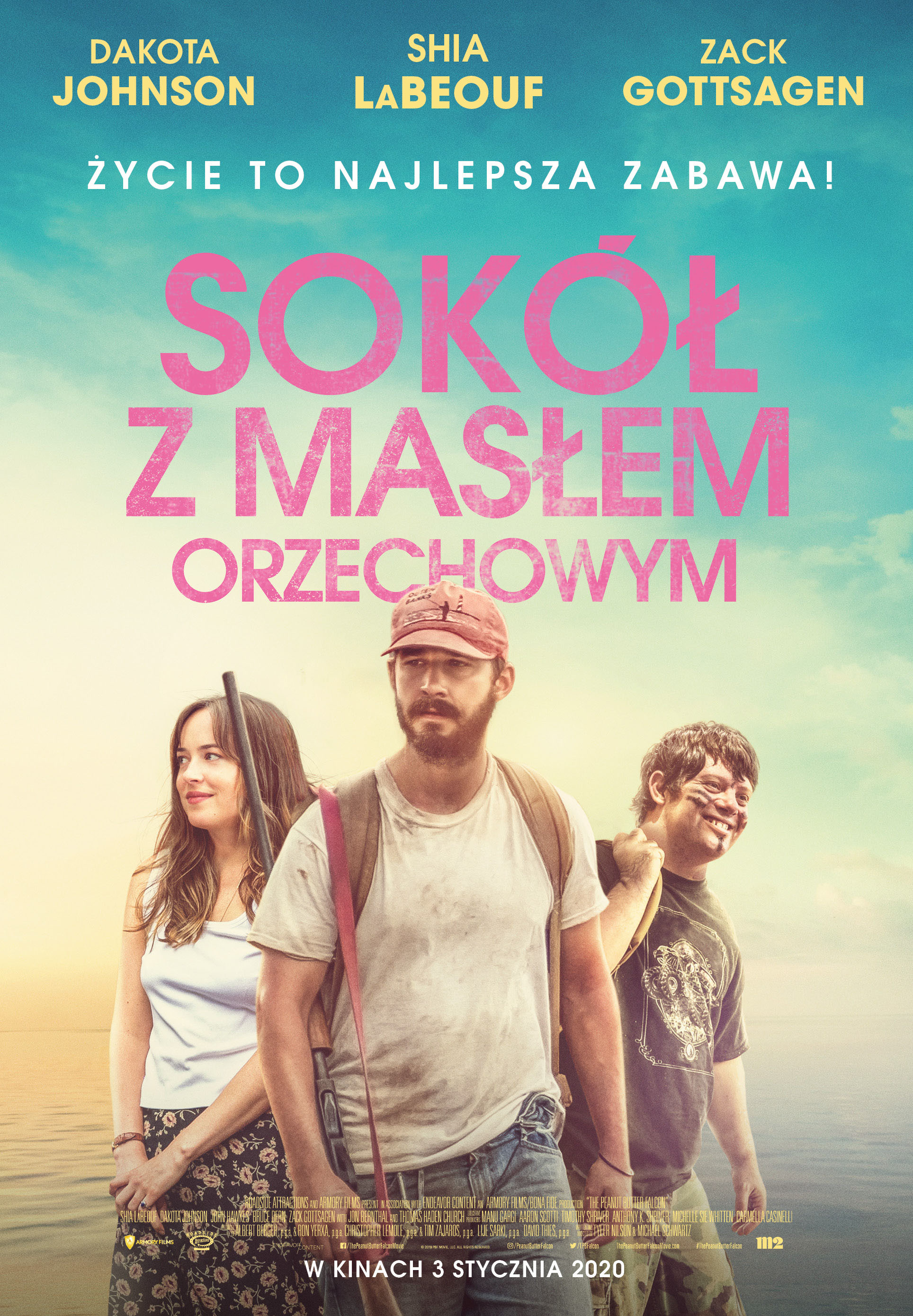 Polski plakat filmu 'Sokół z masłem orzechowym'