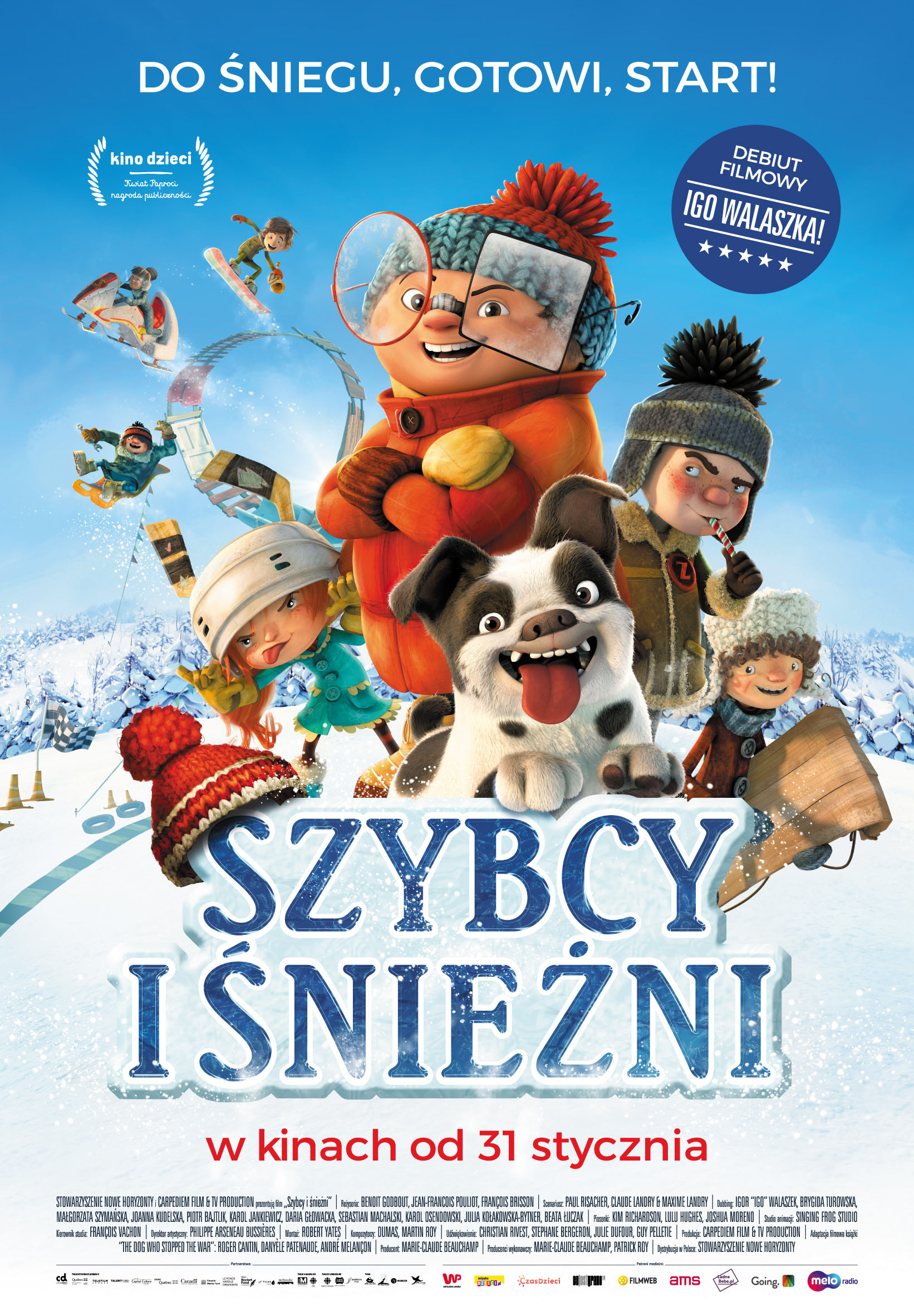 Polski plakat filmu 'Szybcy i śnieżni'