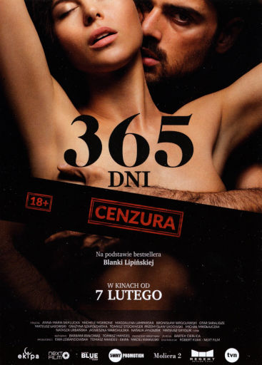 Przód ulotki filmu '365 dni'