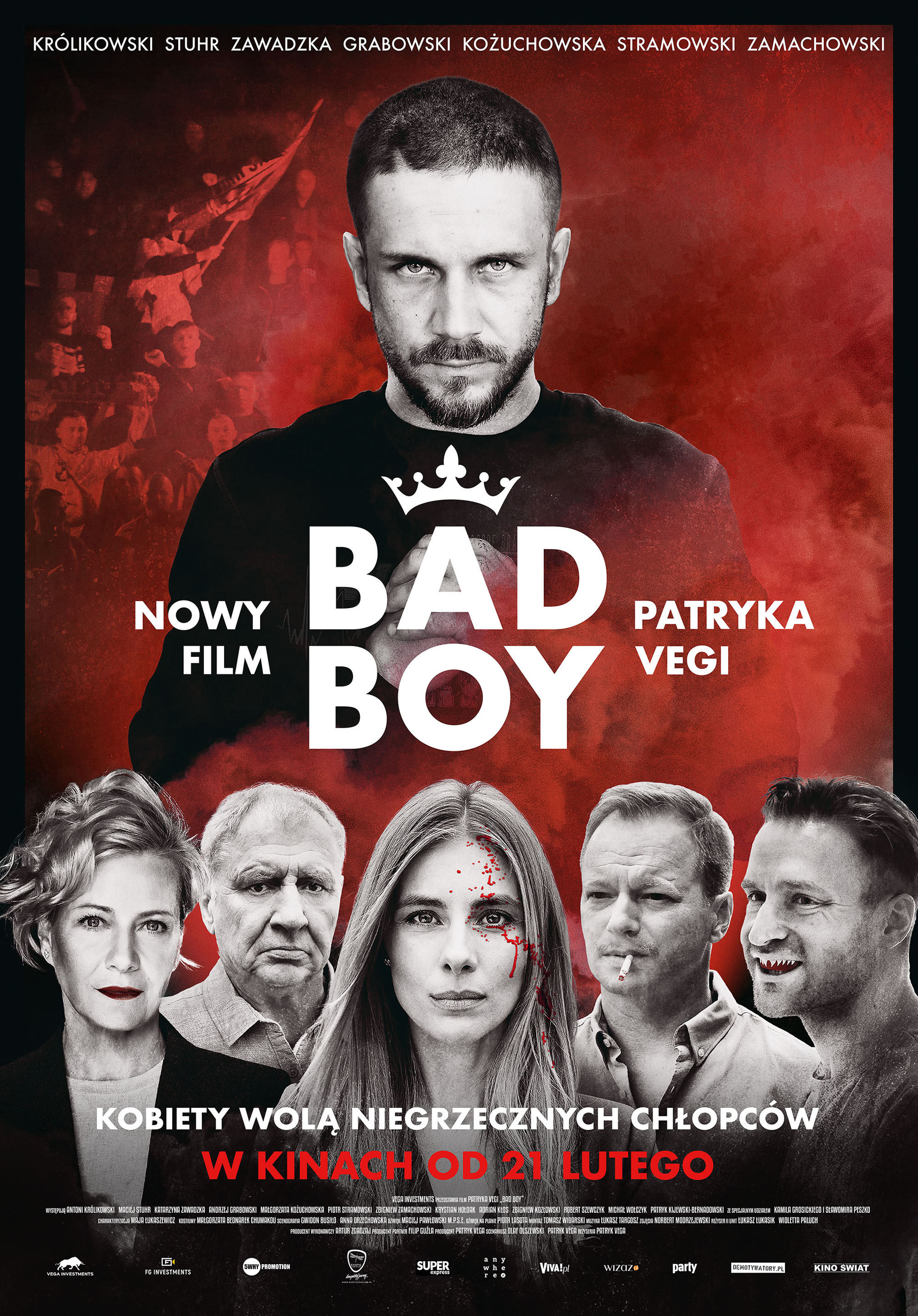 Polski plakat filmu 'Bad Boy'