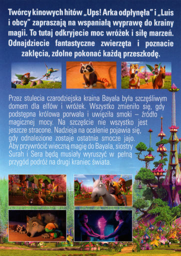 Tył ulotki filmu 'Bayala i ostatni smok'