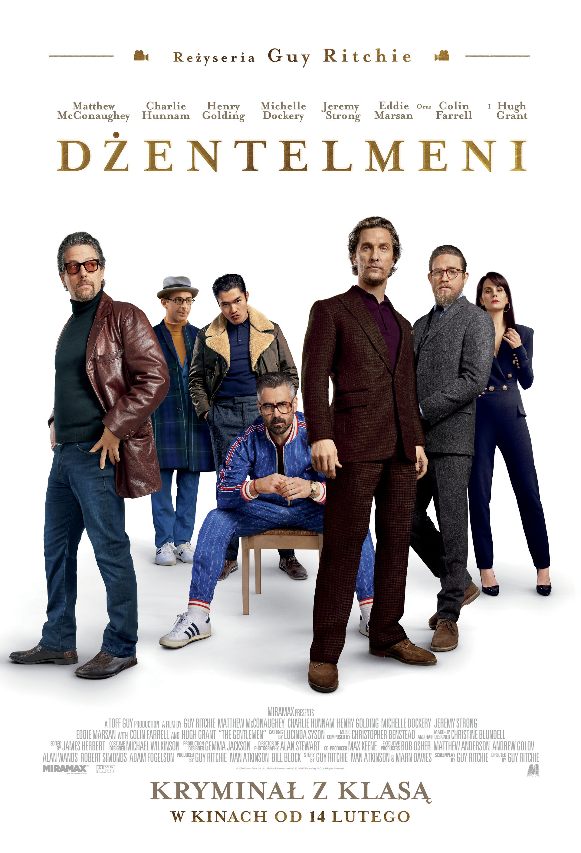 Polski plakat filmu 'Dżentelmeni'