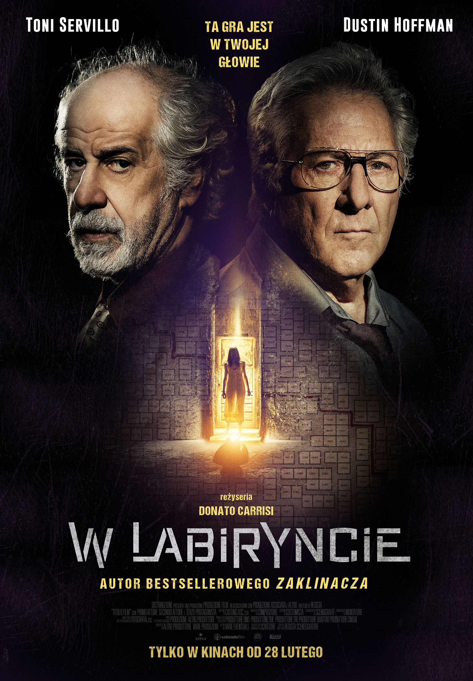 Polski plakat filmu 'W labiryncie'