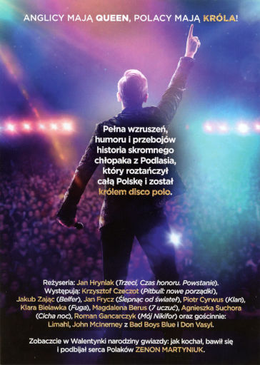Tył ulotki filmu 'Zenek'