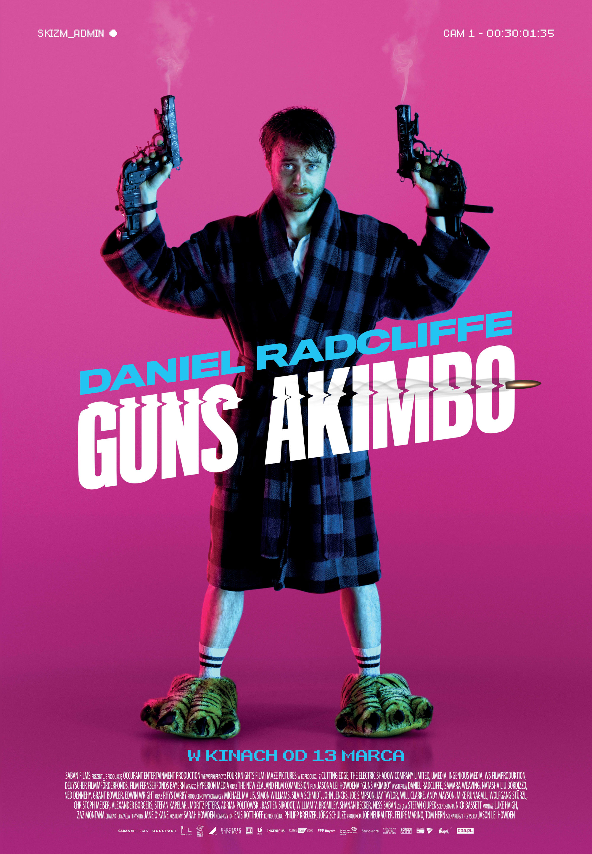 Polski plakat filmu 'Guns Akimbo'