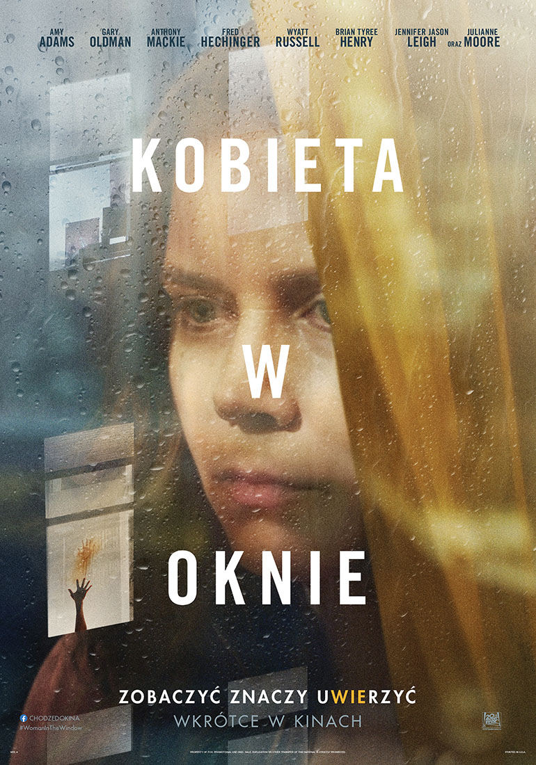 Polski plakat filmu 'Kobieta w oknie'
