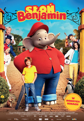 Polski plakat filmu 'Słoń Benjamin'