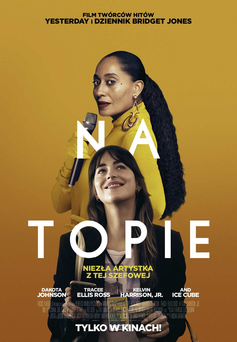 Polski plakat filmu 'Na topie'