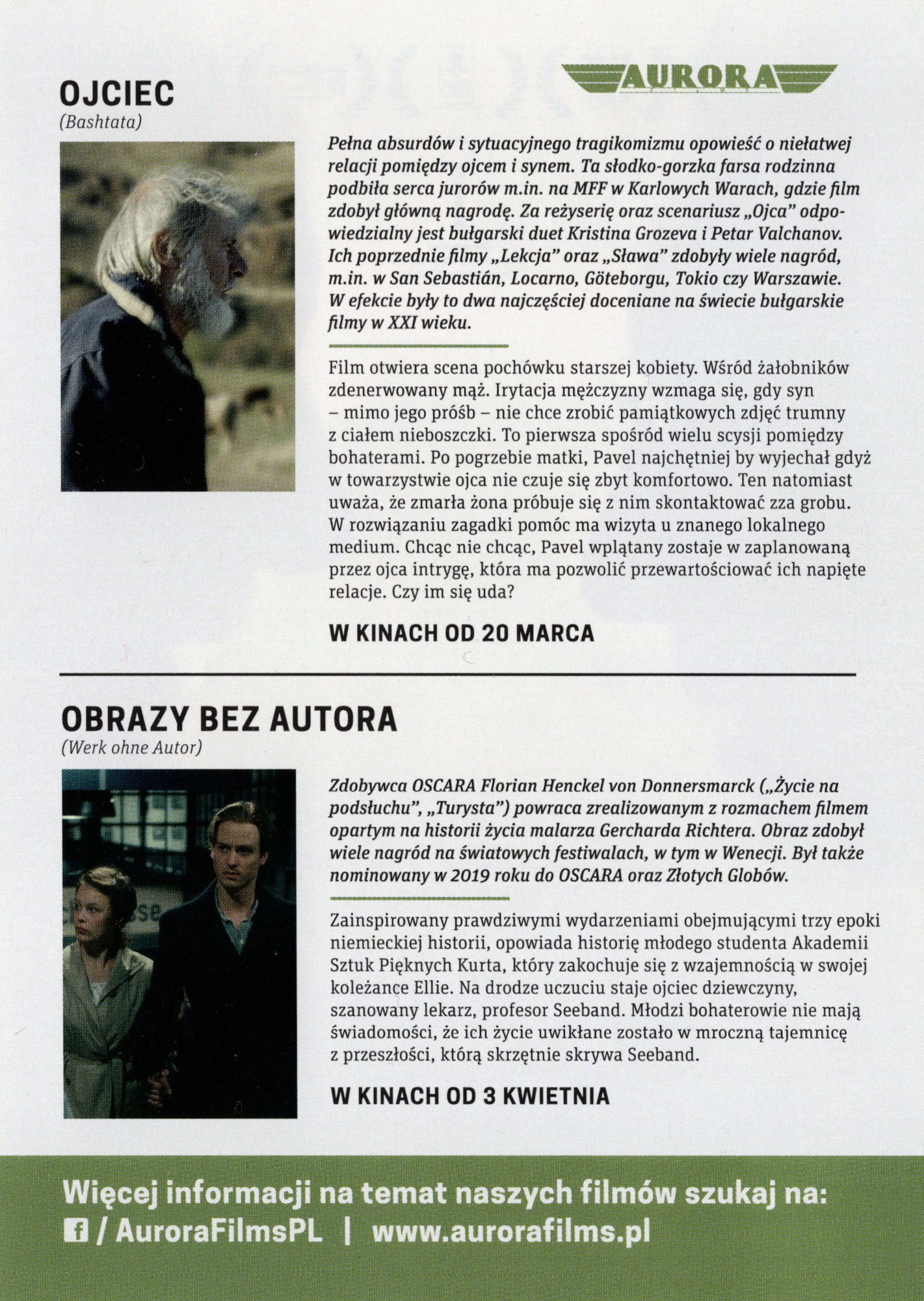 Ulotka filmu ''