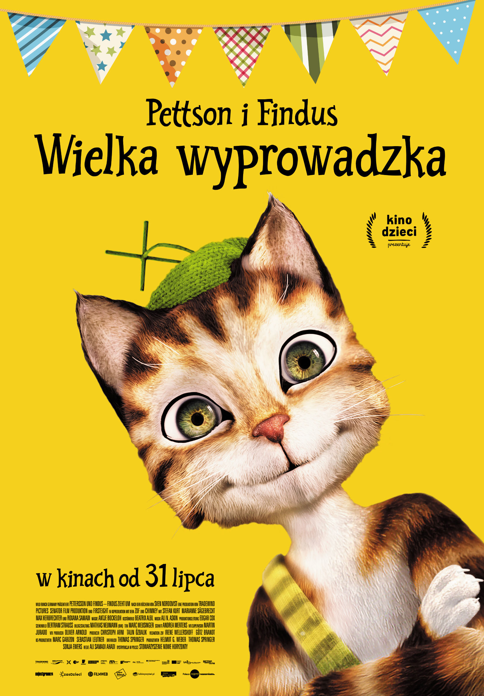 Polski plakat filmu 'Pettson i Findus - Wielka wyprowadzka'