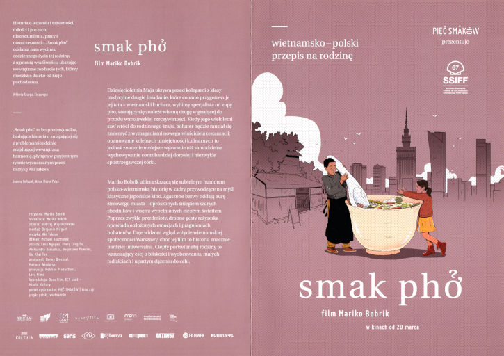 Przód ulotki filmu 'Smak pho'