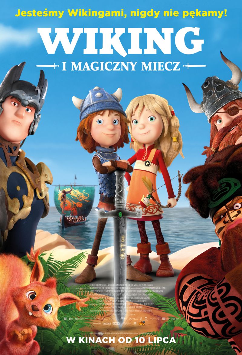 Polski plakat filmu 'Wiking i magiczny miecz'