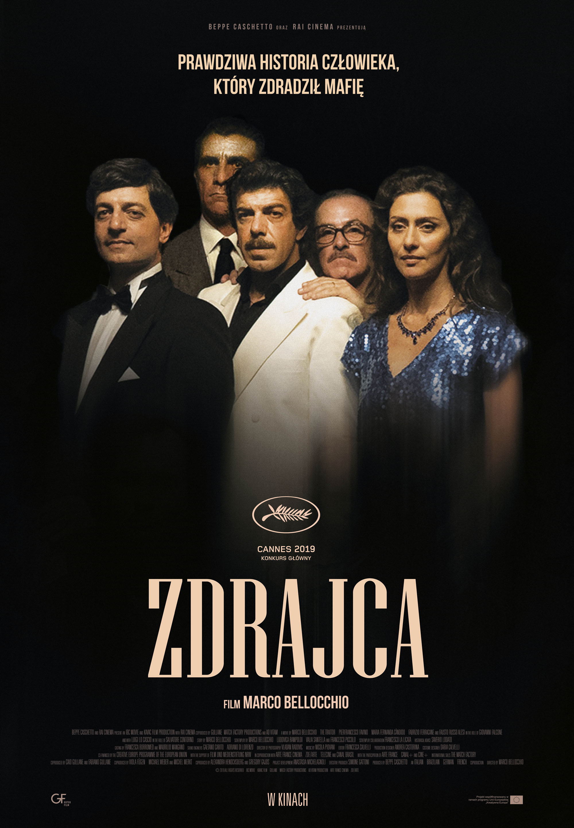 Polski plakat filmu 'Zdrajca'