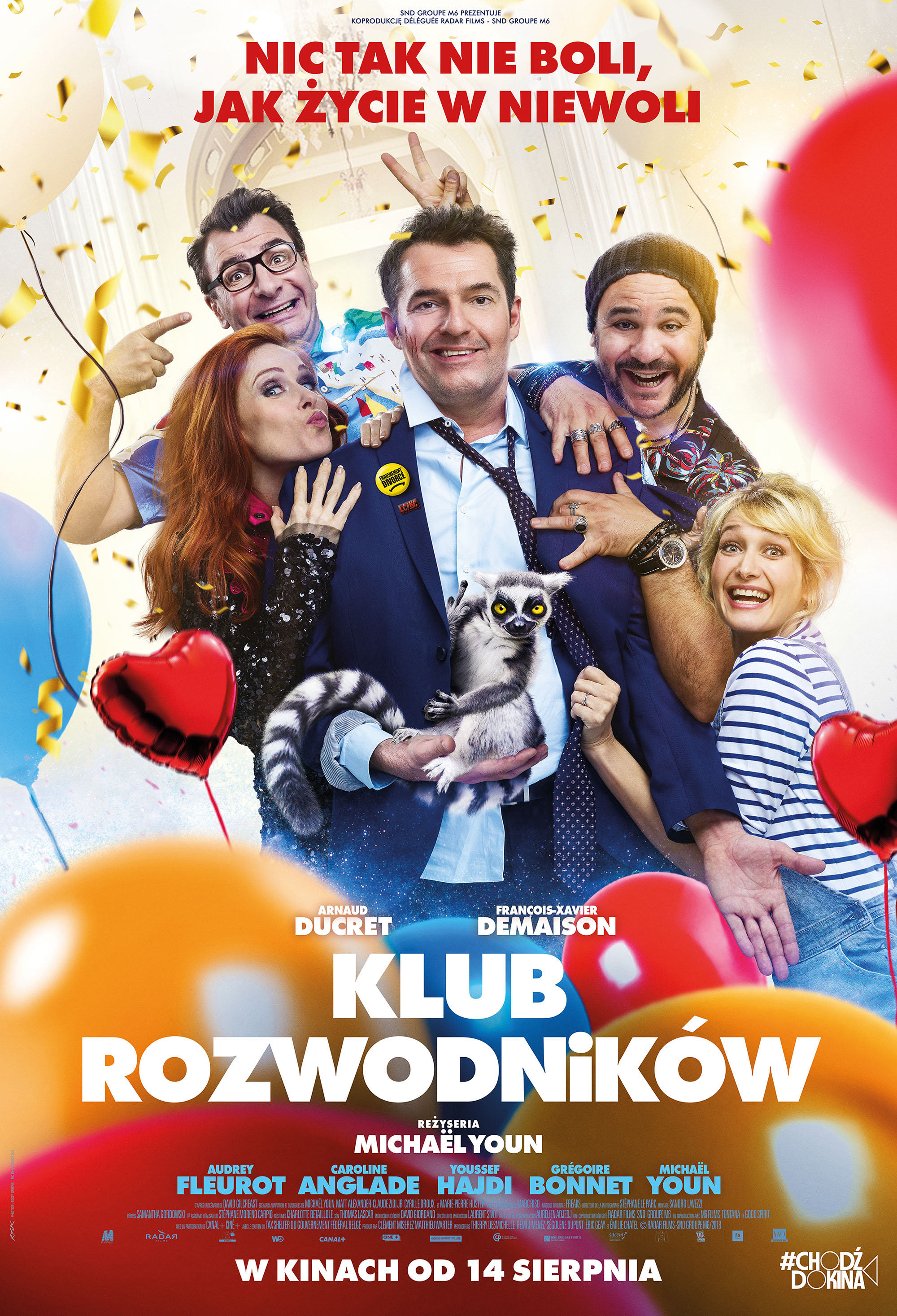Polski plakat filmu 'Klub rozwodników'