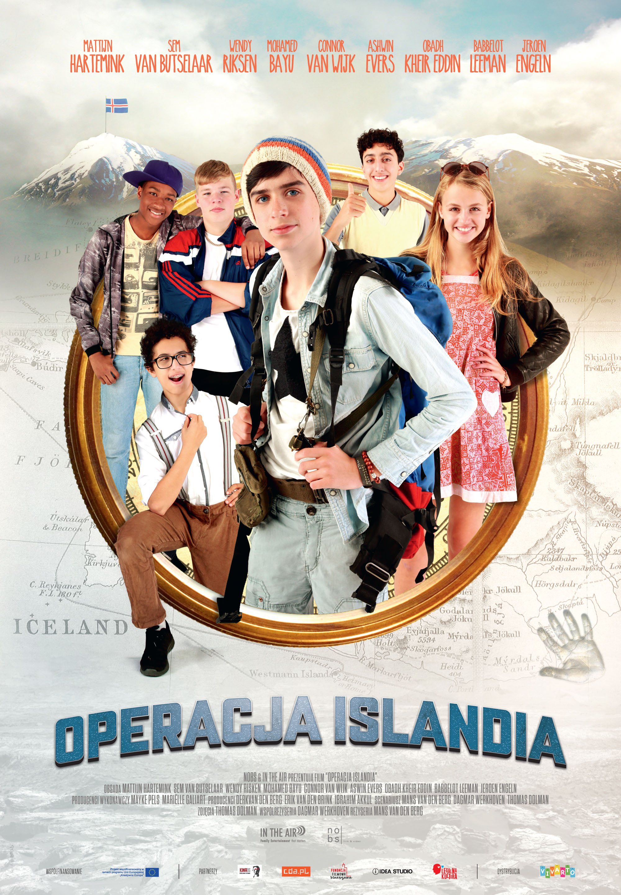Polski plakat filmu 'Operacja Islandia'