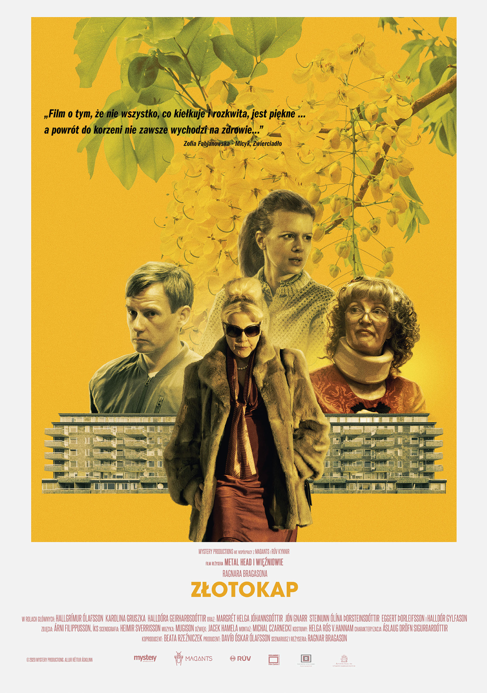 Polski plakat filmu 'Złotokap'